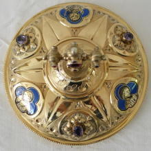 French Antique solid silver Gothic Ciborium